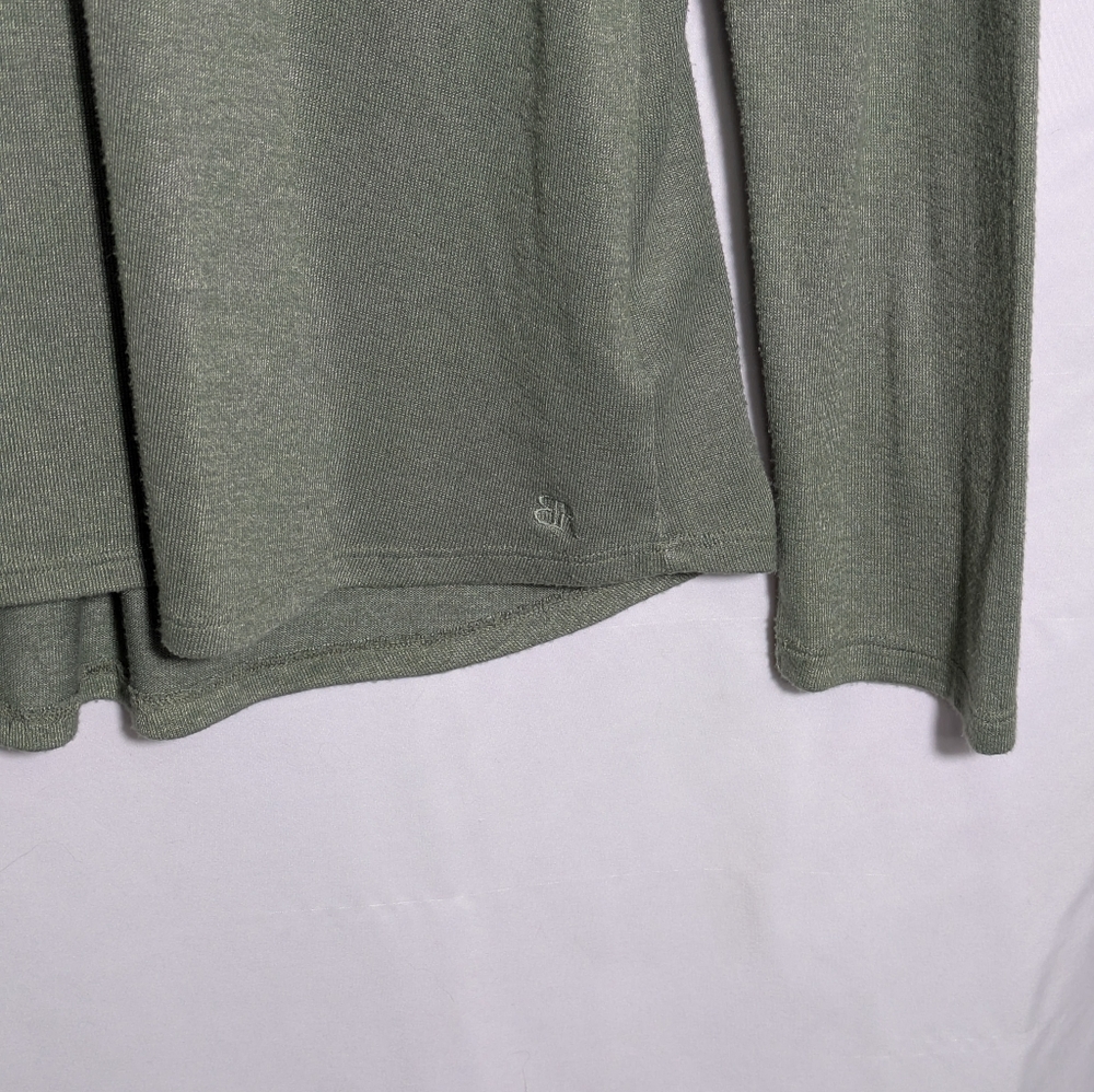 Banana Republic Long‎ Sleeve T-shirt  Olive Green Soft Light-Weight Classic XL - Picture 3 of 10